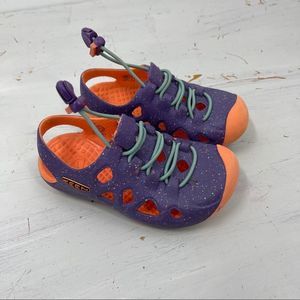 KEEN  Pink Rio Rubber Slip-On Water Shoes Sandals Youth 1
